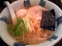 「塩ラーメン+味玉子（700+100円）」@ラーメン食堂 粋な一生の写真