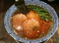 「支那そば（濃い口醤油）+チャーシュー1枚」@くじら軒 横浜本店の写真