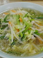 「タンメン（￥750）」@自慢亭の写真