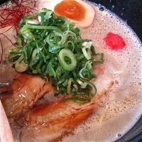 「熱血豚骨（￥700）」@熱血らーめん 遊びじゃネェんだよ!の写真