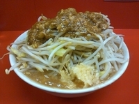 「小ラーメン+豚骨カレーぶっかけだよ（750円）」@ラーメン 学の写真