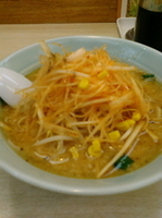 「ネギ味噌ラーメン」@くるまやラーメン 松本渚店の写真