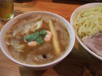 「濃菜トムヤムクンつけ麺+麺超盛」@濃菜麺 井の庄の写真