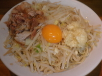 「油そば（700円）」@ラーメン髭の写真