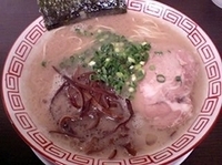 「らーめん・カタメ（600円）」@博多長浜らーめん もりやの写真