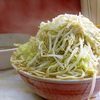 「麺マシ ぶた入り大らーめん 750円」@ラーメン二郎 三田本店の写真