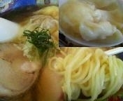 「特製ワンタン麺（ハーフ）重ね味 850円」@支那そば 幸雲の写真