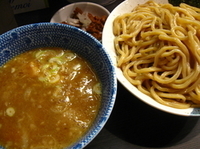 「濃厚煮干しつけ麺780円肉味噌増し100円」@麺や ポツリの写真