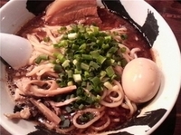 「赤 武骨味玉ら～麺」@麺屋武蔵 武骨の写真