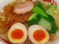 「塩らーめん（600円+味卵100円）」@らーめん 中々の写真