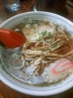 「しょうゆ味ミニラーメン」@龍上海 新横浜ラーメン博物館店の写真