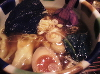 「雲呑麺（選択:肉わんたん）850円」@戎の写真