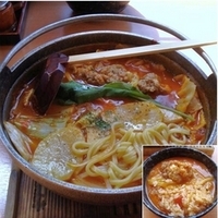 「イタリアンめんちゃんこ 861円+ごはん 157円」@めんちゃんこ亭 藤崎本店の写真