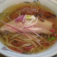 「梅塩700円 「雷麺'z・スタンプラリー企画・第1弾」」@中華そば 一楽の写真