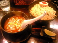 「辛塩つけ麺（大盛り）」@中華そば ことぶきやの写真