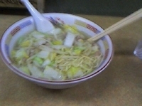 「たんめん（大盛700円）」@台湾湯麺 楽の写真