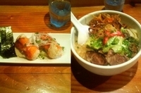 「春きゃべつラーメン+鮭まきおにぎり」@影虎の写真