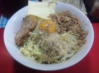 「汁なし （ニンニク少々） 780円」@らーめん豚喜の写真