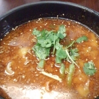 「麻辣刀削麺（￥700）」@中国料理 刀削麺 鐘楼 水道橋西口店の写真