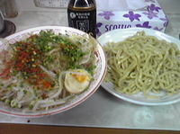 「辰つけ麺（青ねぎ）」@らーめん 辰屋の写真