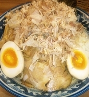 「汁なし中華そば（400g）850円+エビ辛し（サービス）=850」@中華そば・つけそば 浜屋 我孫子店の写真