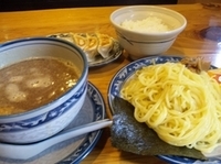 「特製つけ麺&味玉&Aセット」@龍神麺の写真