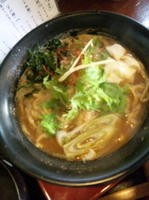 「限定牡蠣の味噌煮込み風ラーメン」@和風らーめん 凪の写真