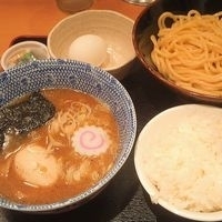 「朝定食（朝の部限定） + 味玉（無料サービス） ￥720」@六厘舎の写真