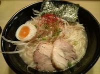 「特濃鶏白湯麺参○伍 大盛」@めんや 参○伍の写真