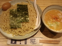 「渡り蟹のつけ麺（冷・大盛）+玉子」@麺屋 百式 西小山本店の写真