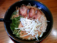 「自家製味噌チャーシューメン+もやし（極太麺）」@生粋家 本店の写真