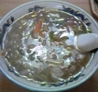 「たんめん(560円)+新香巻(50円)」@山口家本店の写真