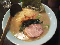 「らーめん+餃子ライスセット（400円+300円）」@ラーメンショップ 相模原店の写真