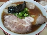 「醤油ワンタンチャーシューメン+味玉+ほたて飯」@支那そば 心麺の写真