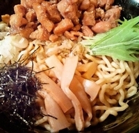 「肉増し浜そば大盛（960円）」@油そば専門店 浜そば 本店の写真