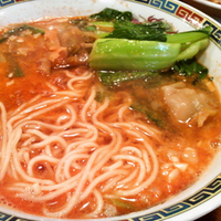 「坦々麺・半チャーハンセット ￥900」@元氣餃子 弄堂 新宿店の写真