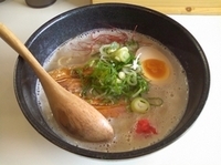 「熱血豚骨（700円）」@熱血らーめん 遊びじゃネェんだよ!の写真