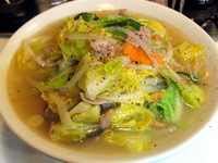 「たんめん（細麺:並盛り）@680」@麺処 まるよし商店の写真