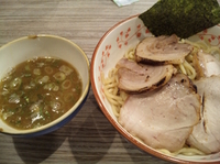 「チャーシューつけ麺（大）」@麺や 輝の穴の写真