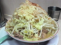「ラーメン、全増し」@ラーメン二郎 高田馬場店の写真