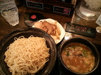 「宗庵鰹つけ麺・大盛・全部のせ」@とんこつらぁめん 宗庵 水道橋店の写真