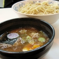 「うら満帆チャーシューつけめん + 中盛 + クーポンでワンタン 」@大勝軒満帆 行田店の写真