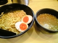「濃厚豚骨魚介つけ麺大盛り+味玉 750円」@麺屋 天王の写真