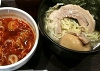 「味玉入り辛口つけ麺」@極みとんこつ 極 えるびす ラゾーナ川崎プラザ店の写真