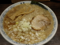 「背脂煮干ラーメン（850円）大盛（50円）」@二葉 上荻店の写真