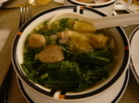 「ワンタンメン」@バンコク・センターホテル内レストランシルクの写真