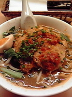 「4月限定 ベジポタ風カレーらぁ麺」@らあめん工房 まんぼぉの写真