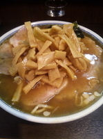 「チャーシューメンマラーメン」@中華そば べんてんの写真