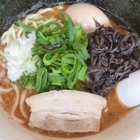「熟成香味ラーメン（海苔+味玉+キクラゲトッピング）」@麺屋りょうの写真