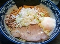 「油そば+温泉玉子 【700円+100円】」@兎に角 松戸店の写真